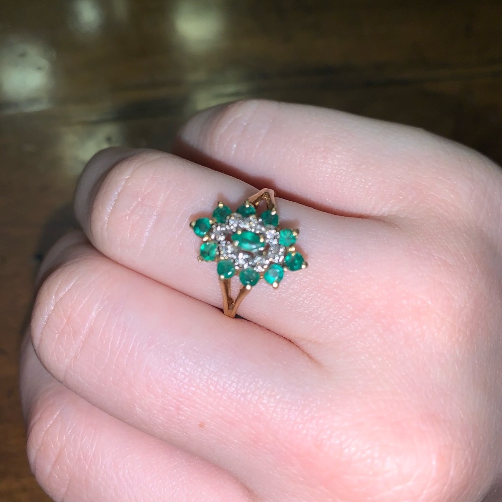 Green Cocktail Ring